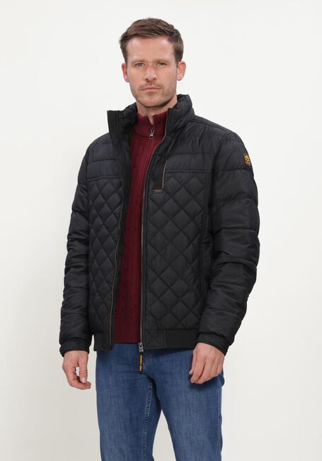 Zwarte PME LEGEND Gewatteerde jas FLIGHT JACKET CARGO GLIDER BRIGHTSTER - large