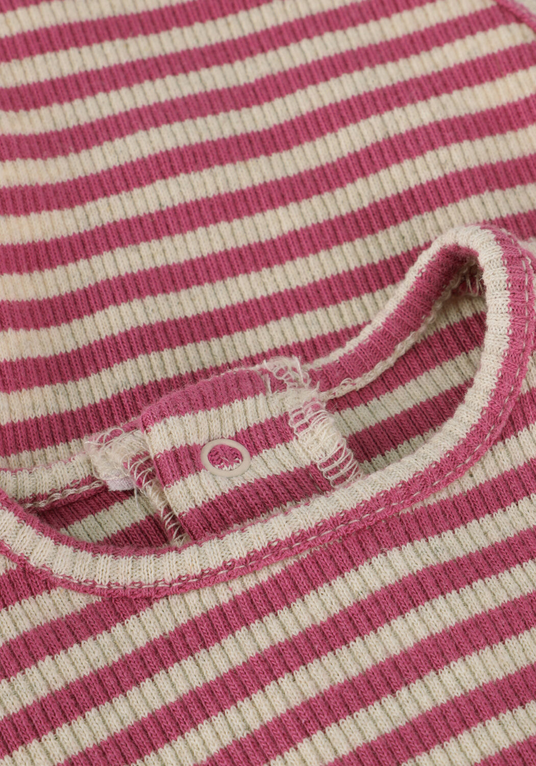 PLAY UP Baby Rompers Striped Rib Body Roze