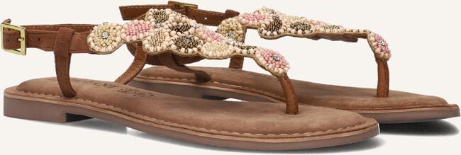 Bruine LAZAMANI Platte sandalen 75.017 Bruine LAZAMANI Platte sandalen 75.017 - large