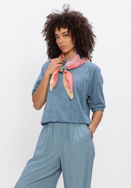 Lichtblauwe BY-BAR Top NEVA SLUB TOP - large