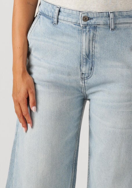 Lichtblauwe BY-BAR Wide jeans SEN PANTS - large