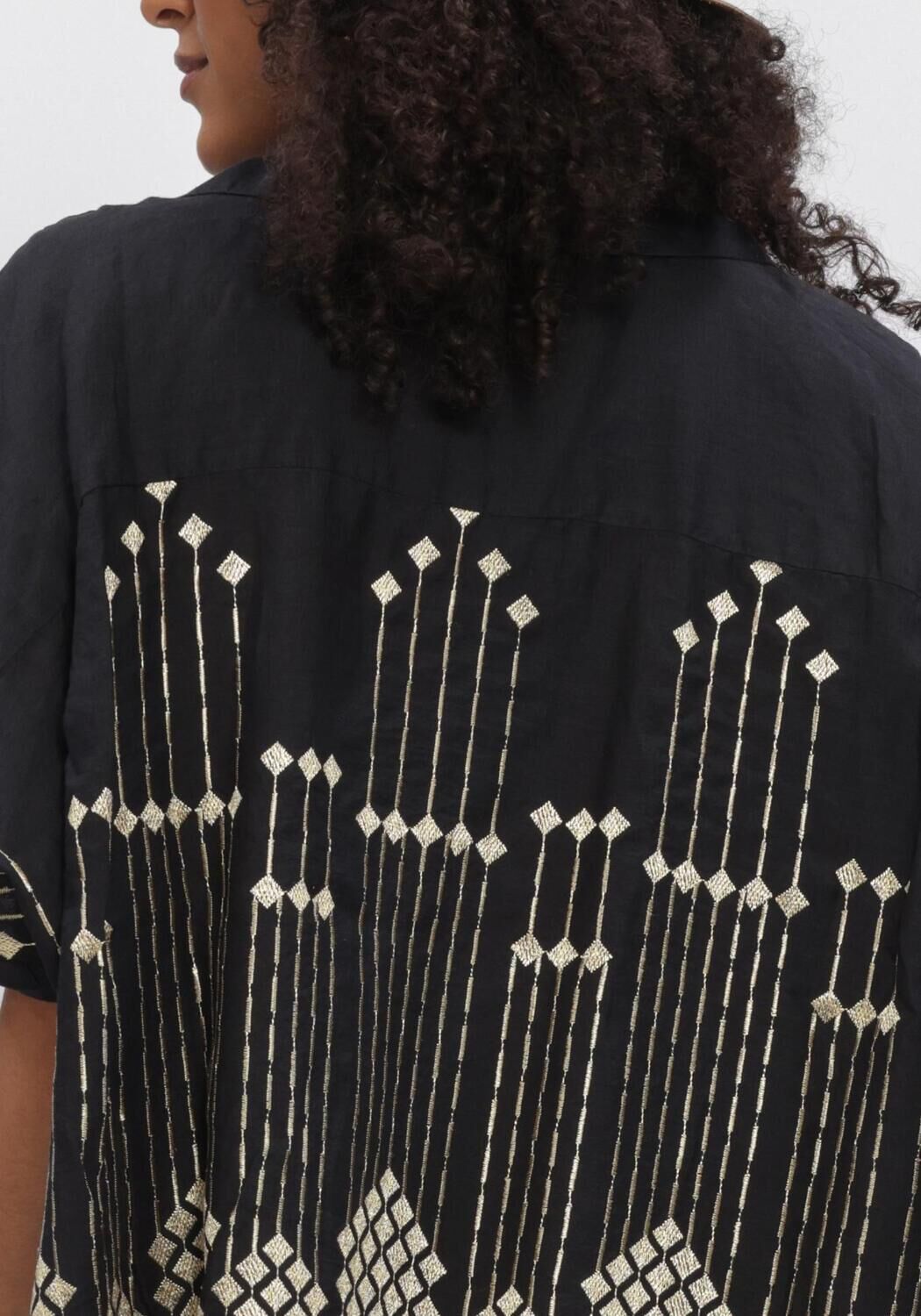 Zwarte GREEK ARCHAIC KORI Blouses S26K-4085036 - large