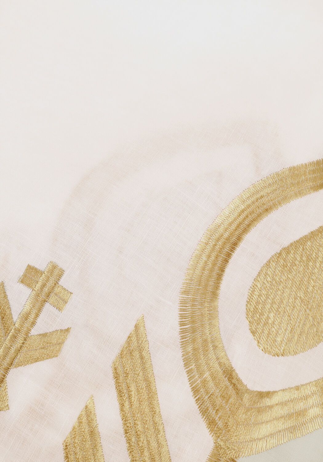 Gebroken wit GREEK ARCHAIC KORI Midi jurk 230085 - large