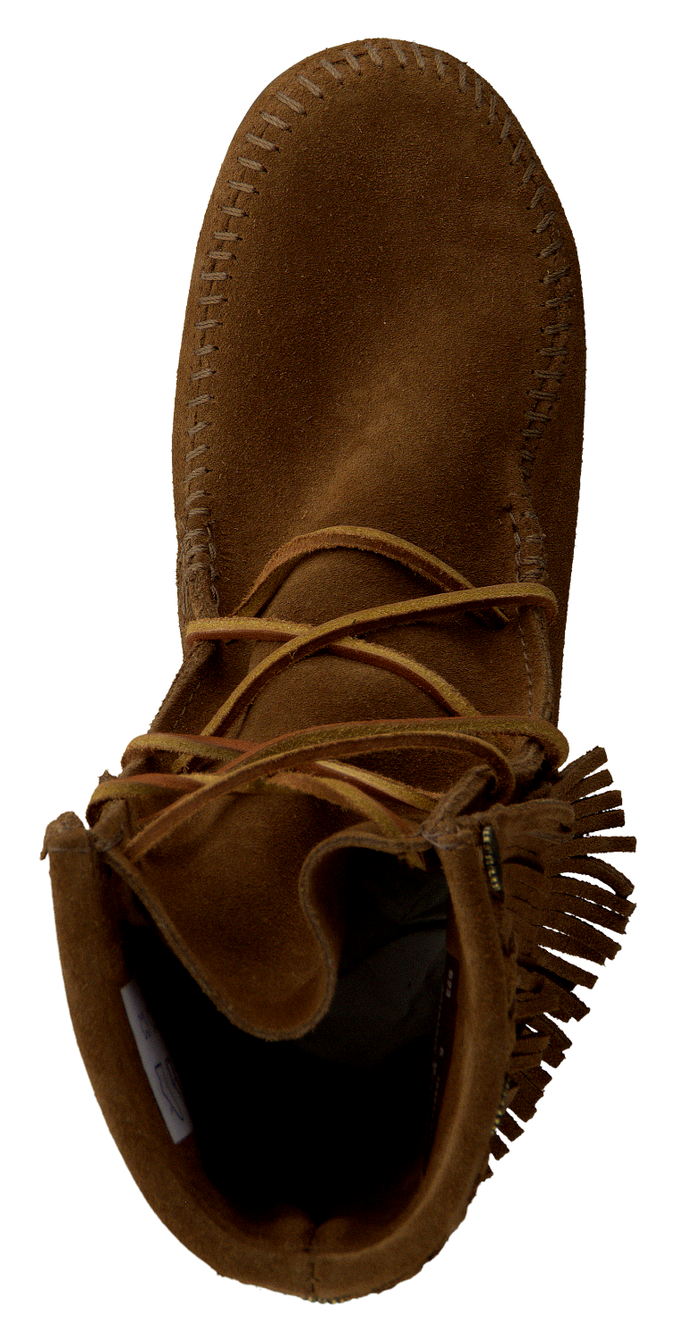 Bruine MINNETONKA Enkellaarsjes 623 | Omoda Bruine Minnetonka Enkellaarsjes omoda.nldames