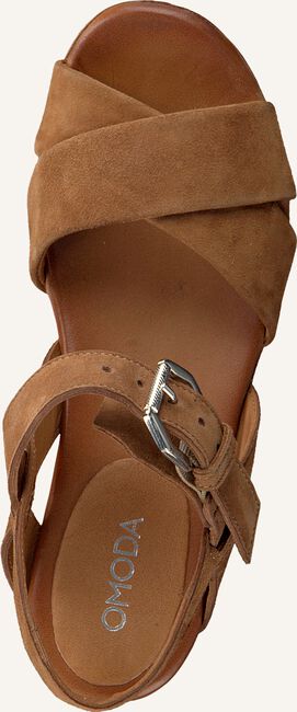 Cognac OMODA Platte sandalen 722017 Cognac OMODA Platte sandalen 722017 - large
