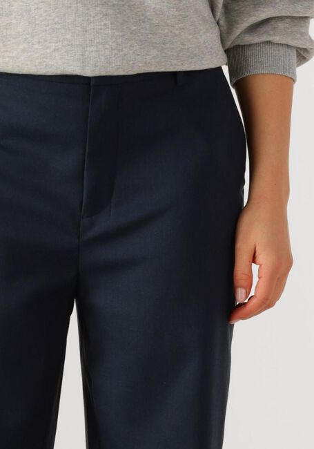 Donkerblauwe ALIX THE LABEL Wijde broek LADIES WOVEN CLEAN PANTS - large