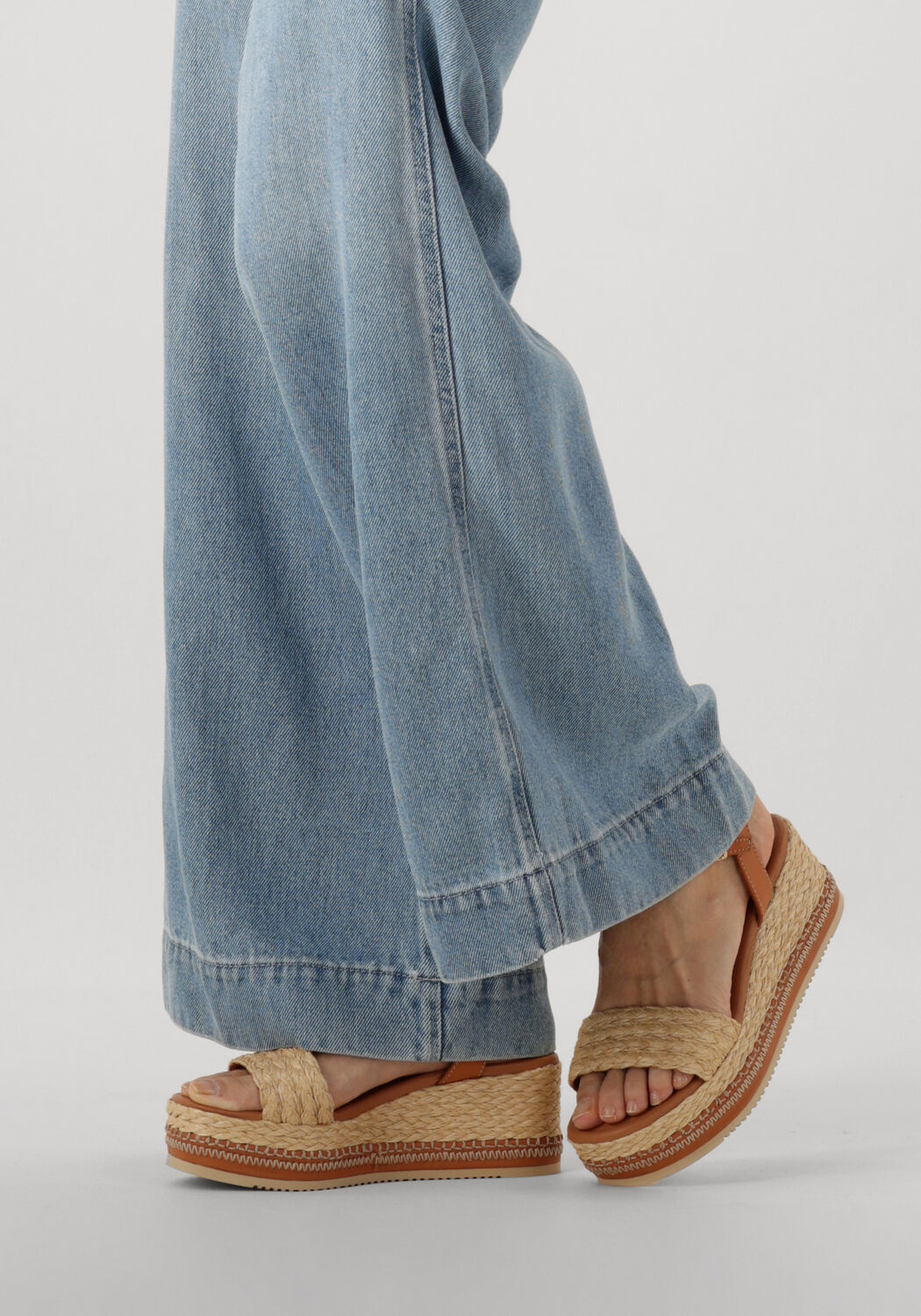 Bruine UNISA Sandalen met hak KEBEC - large