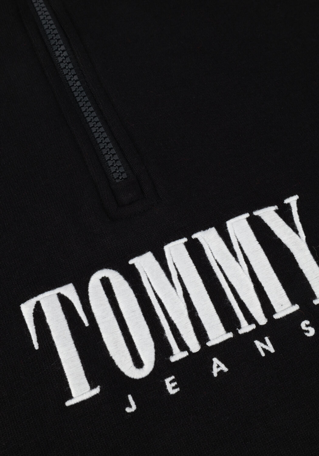 Zwarte TOMMY JEANS Trui TJM RLXD AUTHENTIC HALF ZIP - large