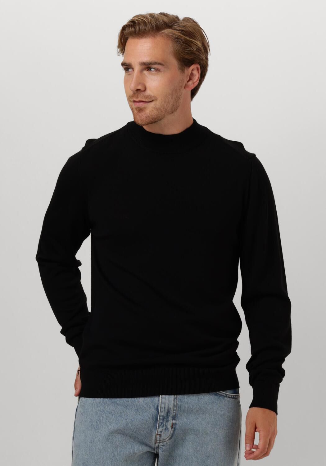 The GoodPeople Heren Stijlvolle Kita Trui Black Heren