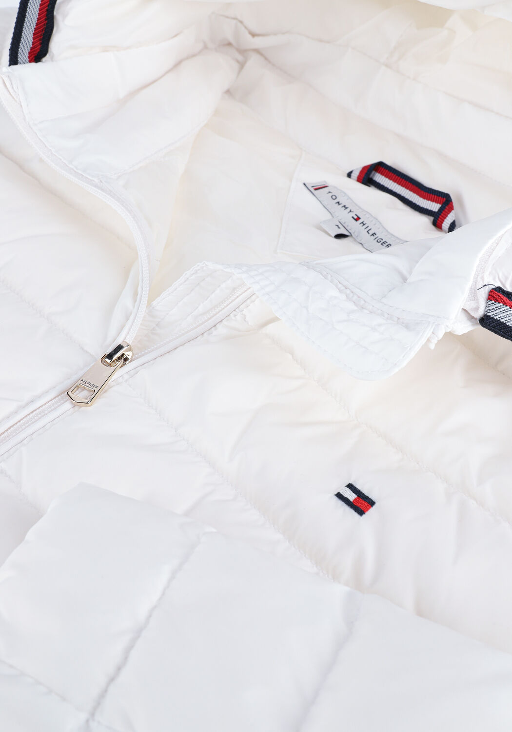 Witte TOMMY HILFIGER Gewatteerde jas TH ESS LW DOWN JKT - large