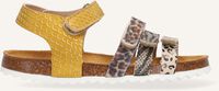 Gele DEVELAB Platte sandalen 48248 Gele DEVELAB Platte sandalen 48248 - medium