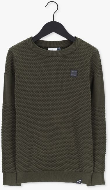Donkergroene RETOUR Sweater ERIC - large