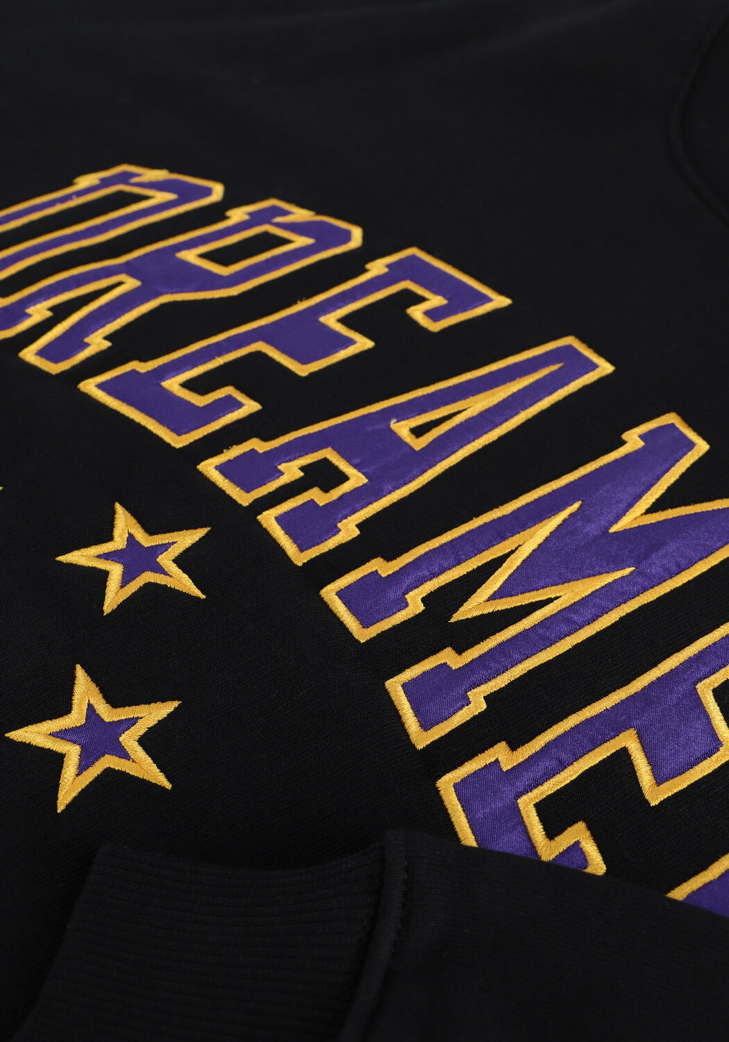 Zwarte COLOURFUL REBEL Sweater DREAMER PATCH DROPPED SHOULDER - large