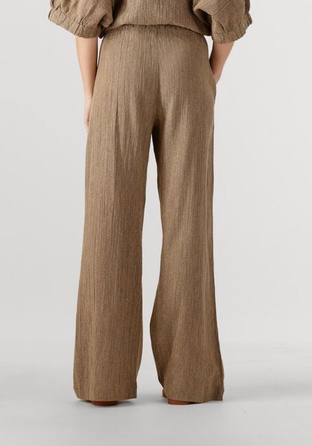 Beige BY-BAR Wijde broek BENJI LUREX PANT - large