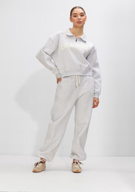 Lichtgrijze THE LOLA CLUB Joggingbroek JAYLA PANTS - large