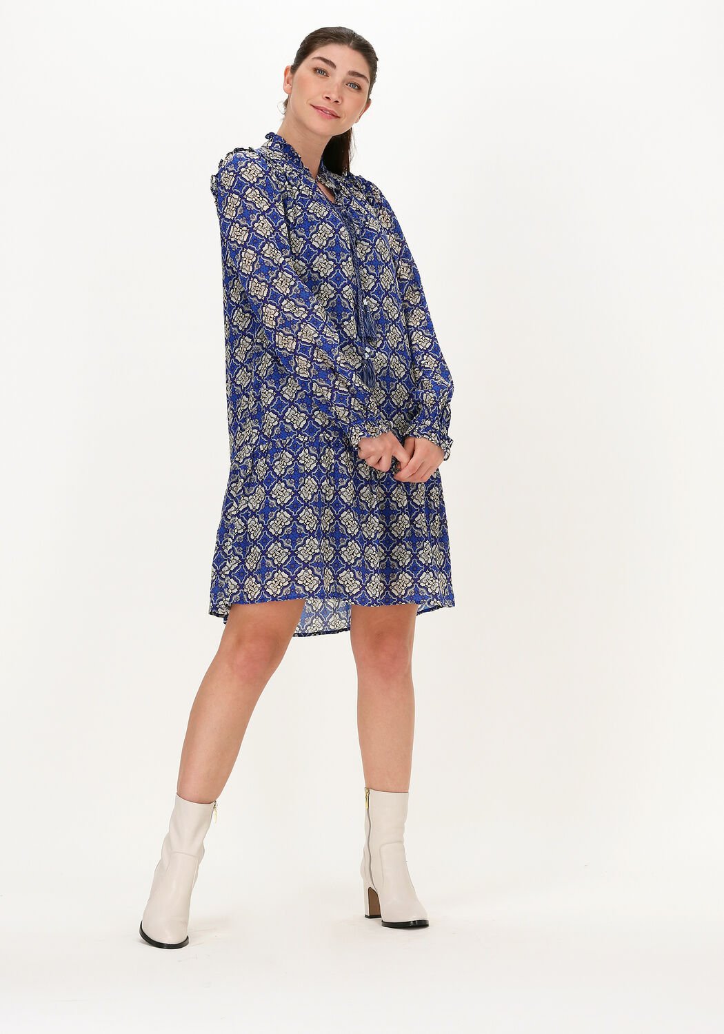 Moliin deals jurk blauw