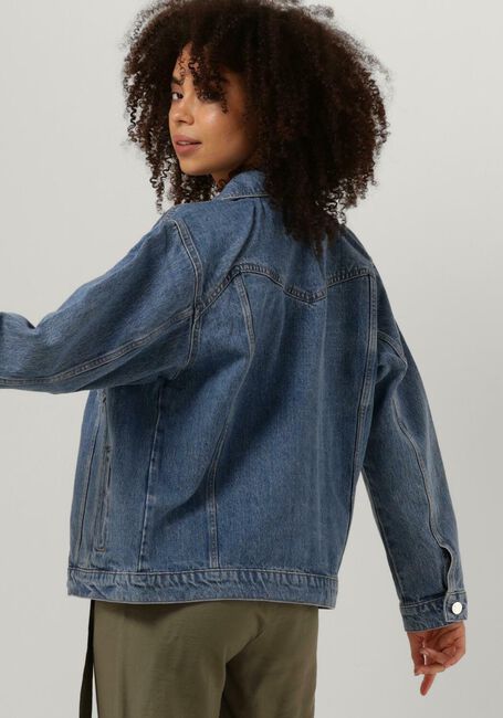 Blauwe GESTUZ Spijkerjas DENA GZ DENIM JACKET - large