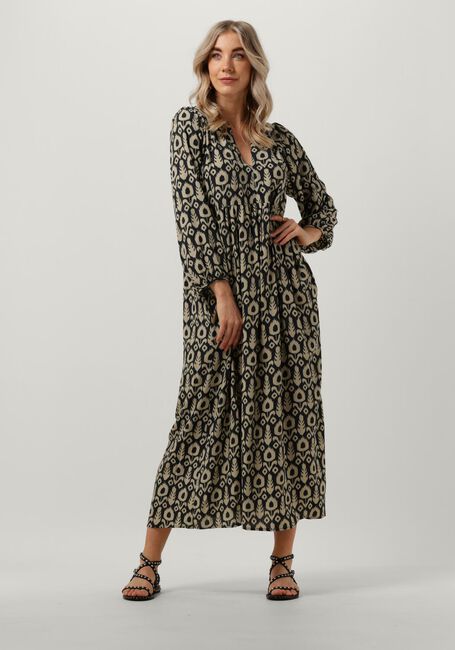 Donkerblauwe BY-BAR Maxi jurk SIAN IKAT DRESS7 - large
