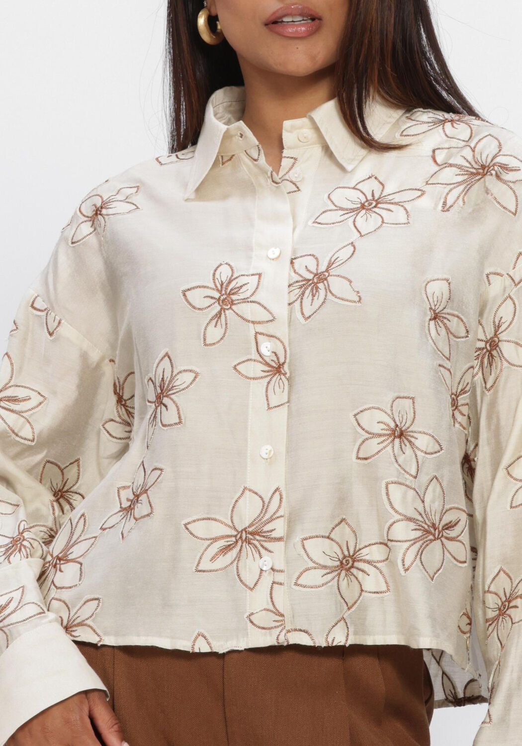 Ecru NUKUS Blouses BAILEY BLOUSE FLOWER - large