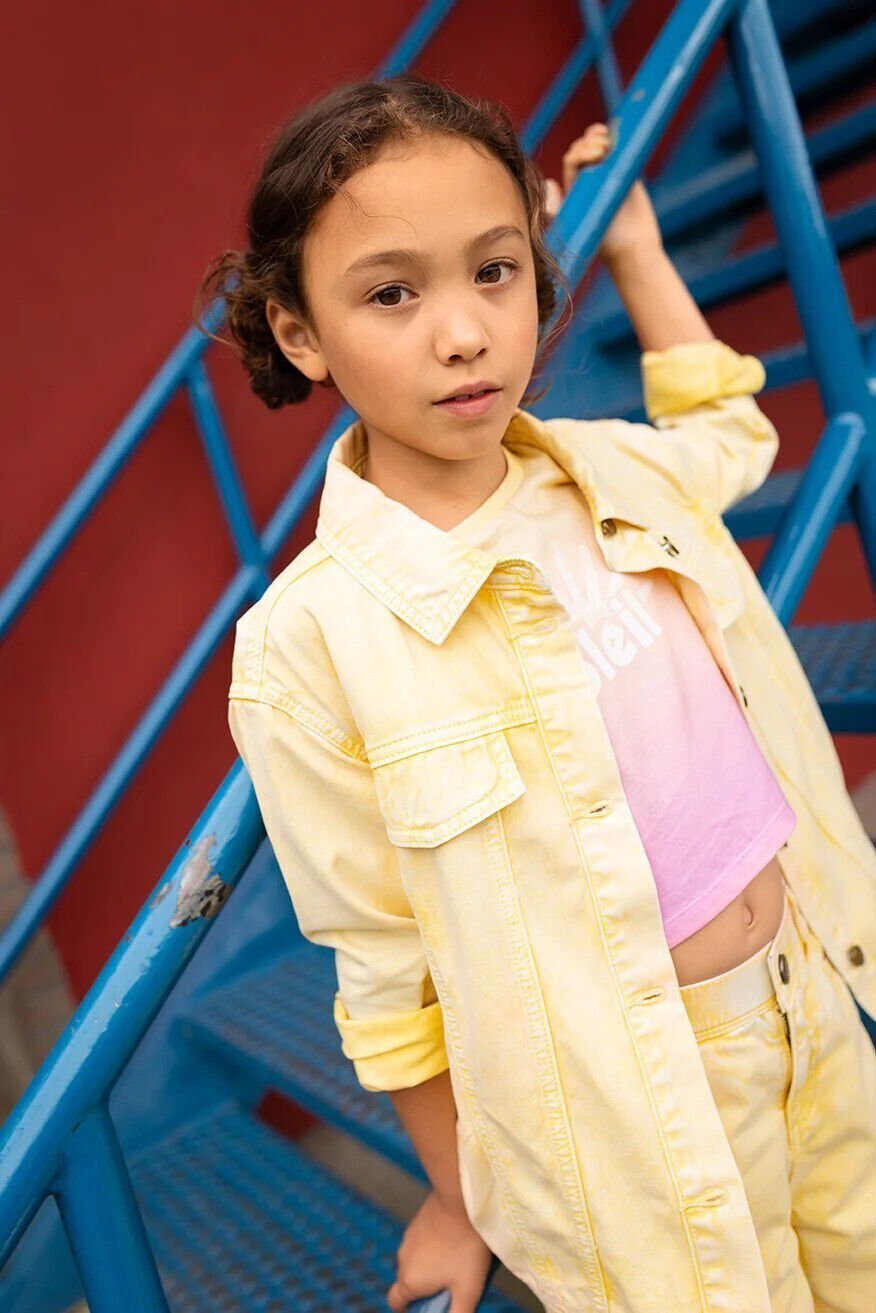 Butter yellow Sproet & Sprout Spijkerjas DENIM JACKET - large