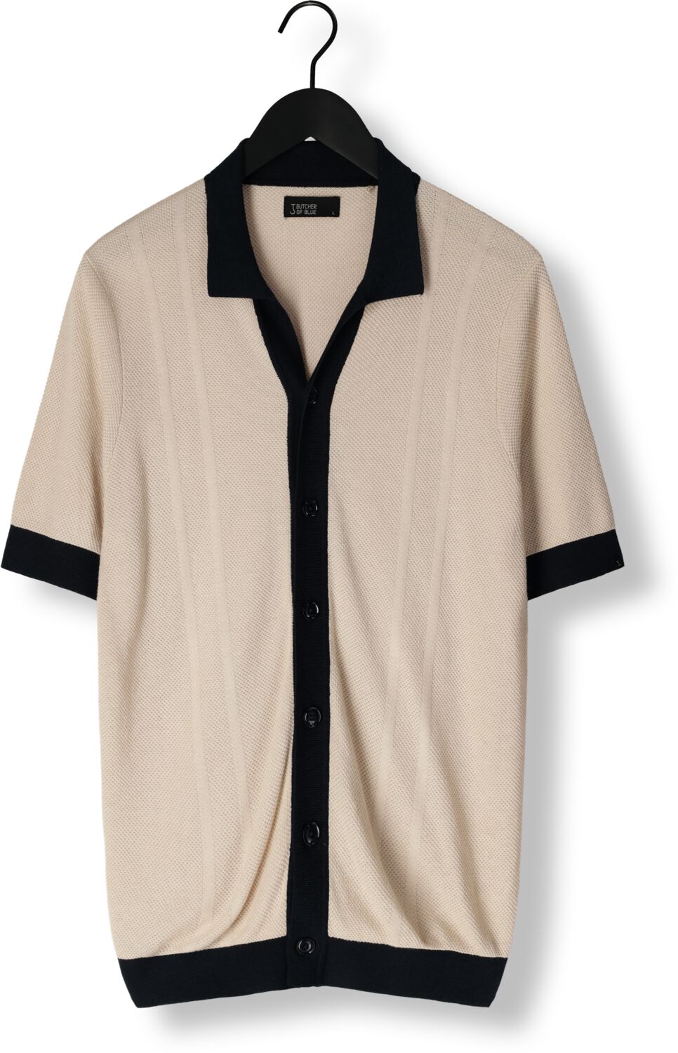 BUTCHER OF BLUE Heren Polo's & T-shirts Ripley Knit Polo Beige