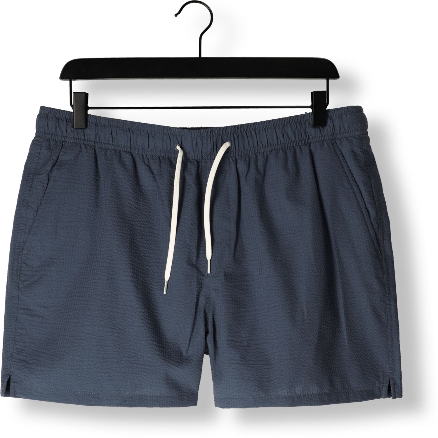 SELECTED HOMME Heren Zwembroeken Slhcooper Seersucker Swimshorts Blauw