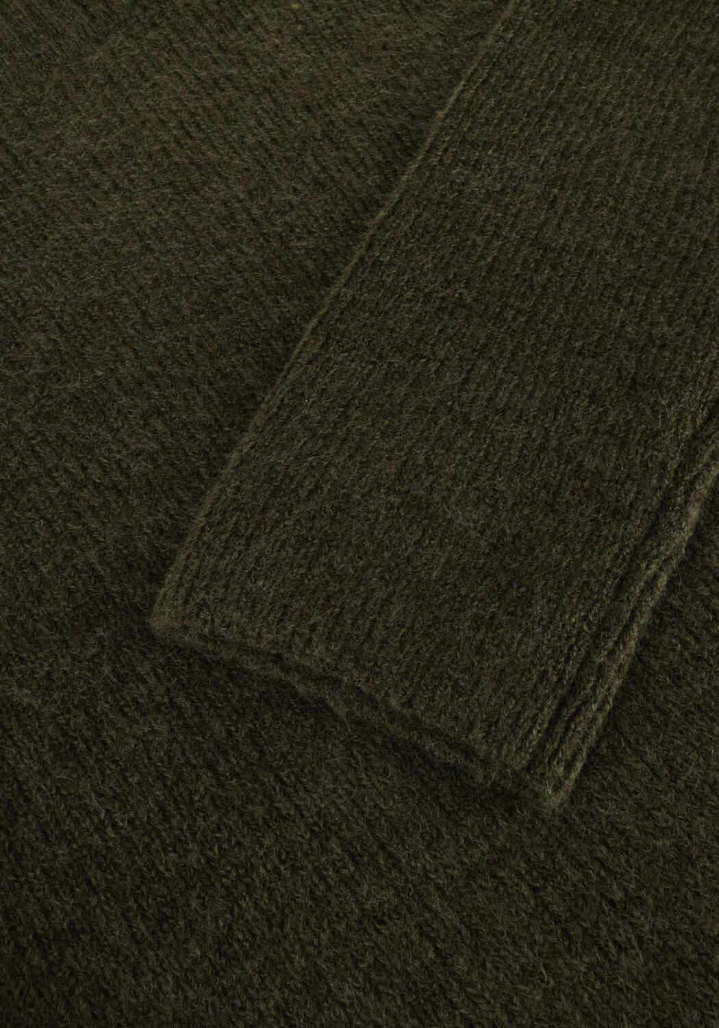 Groene SELECTED WOMEN Midi jurk SLFMALINE LS KNIT DRESS HIGH NECK - large