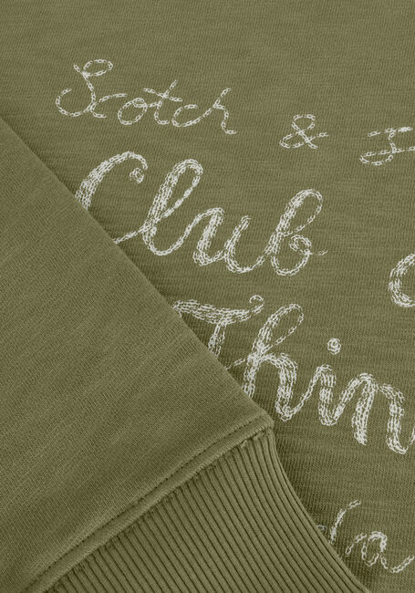 Groene SCOTCH & SODA Sweater CHEST ARTWORK SWEATSHIRT Groene SCOTCH & SODA Sweater CHEST ARTWORK SWEATSHIRT - large