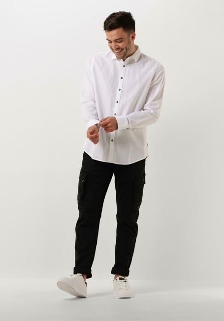 Ecru PME LEGEND Casual overhemd LONG SLEEVE SHIRT CTN/LINEN - large