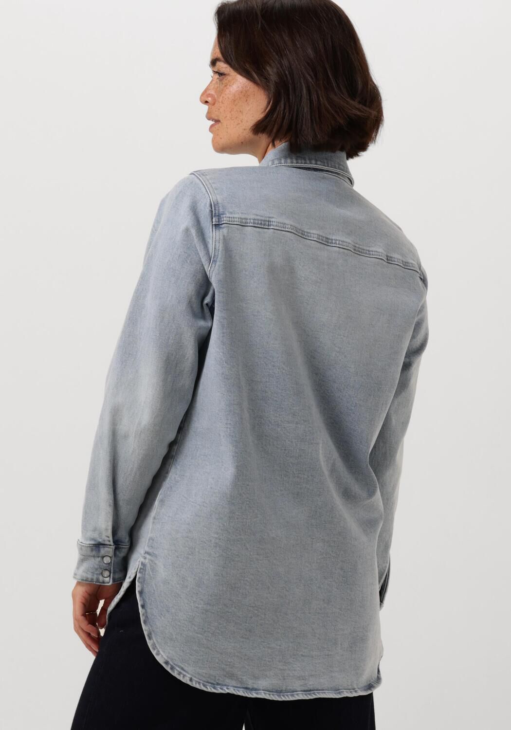 MY ESSENTIAL WARDROBE Dames Blouses Dagmarmw 168 Shirt Lichtblauw