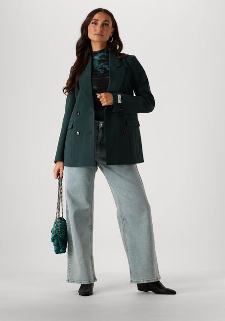 Groene COLOURFUL REBEL Blazer RIKKI UNI DOUBLE BREASTED BLAZER - large