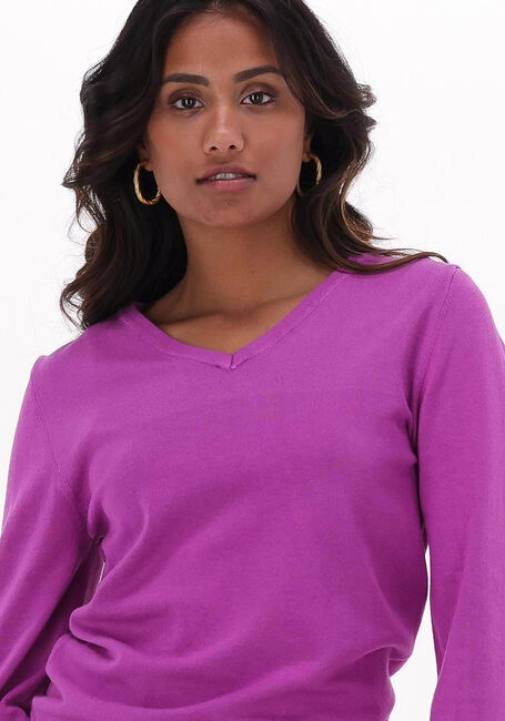Paarse YDENCE Trui KNITTED TOP MAYA - large