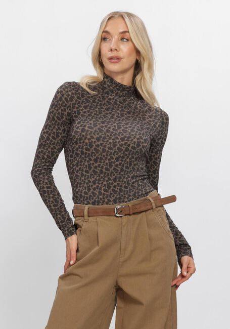 Bruine WITHBLACK Trui WBLLENA LS TURTLENECK - large