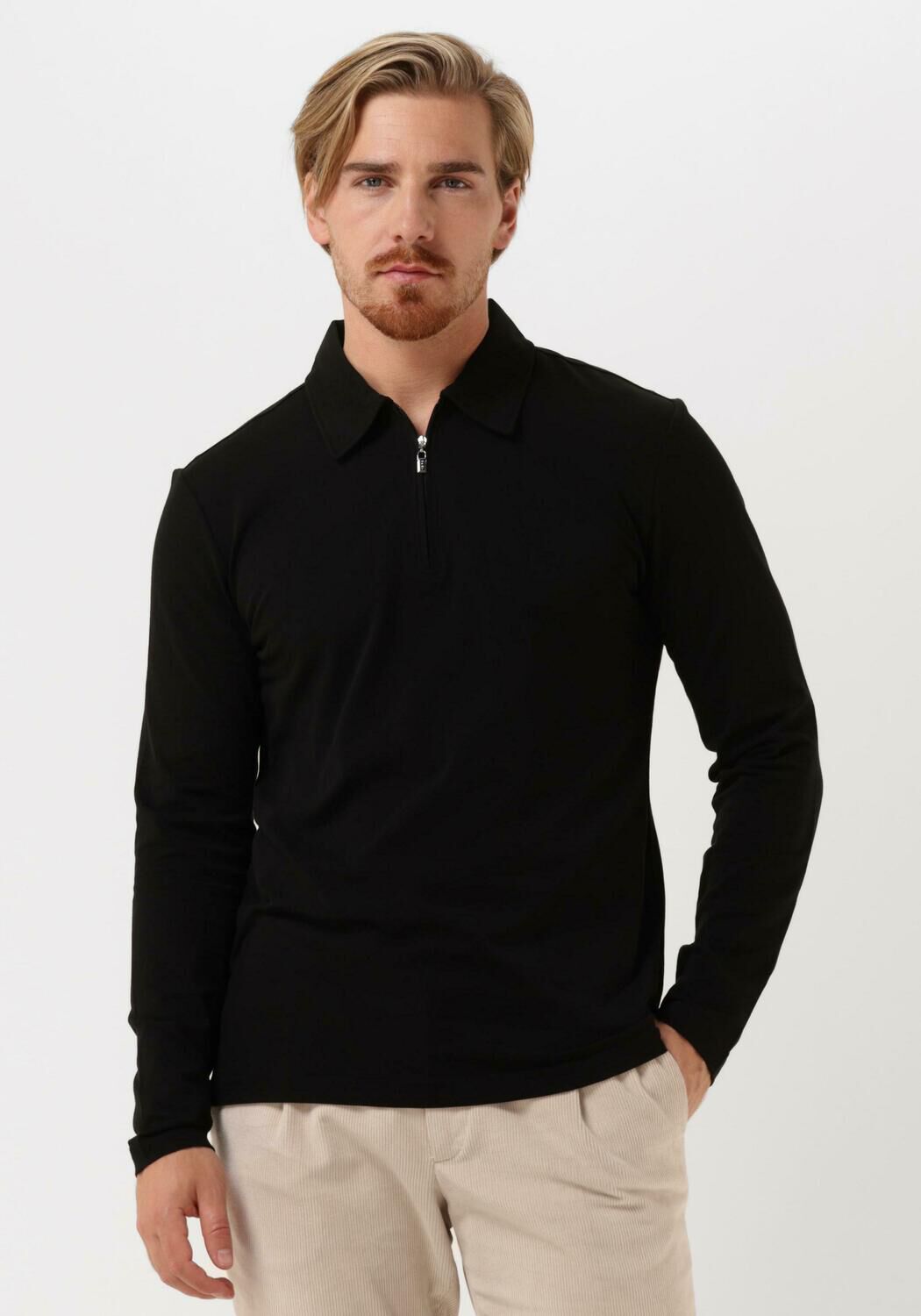 Mode Shirts Polo shirts One Touch Polo shirt zwart casual uitstraling 