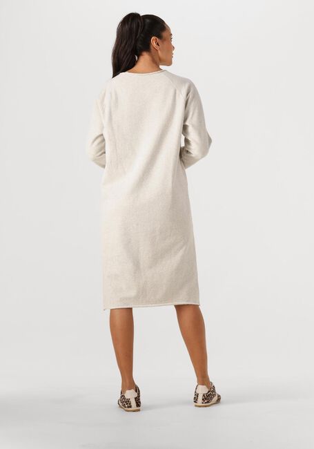 Lichtgrijze PENN & INK Midi jurk DRESS PRINT - large
