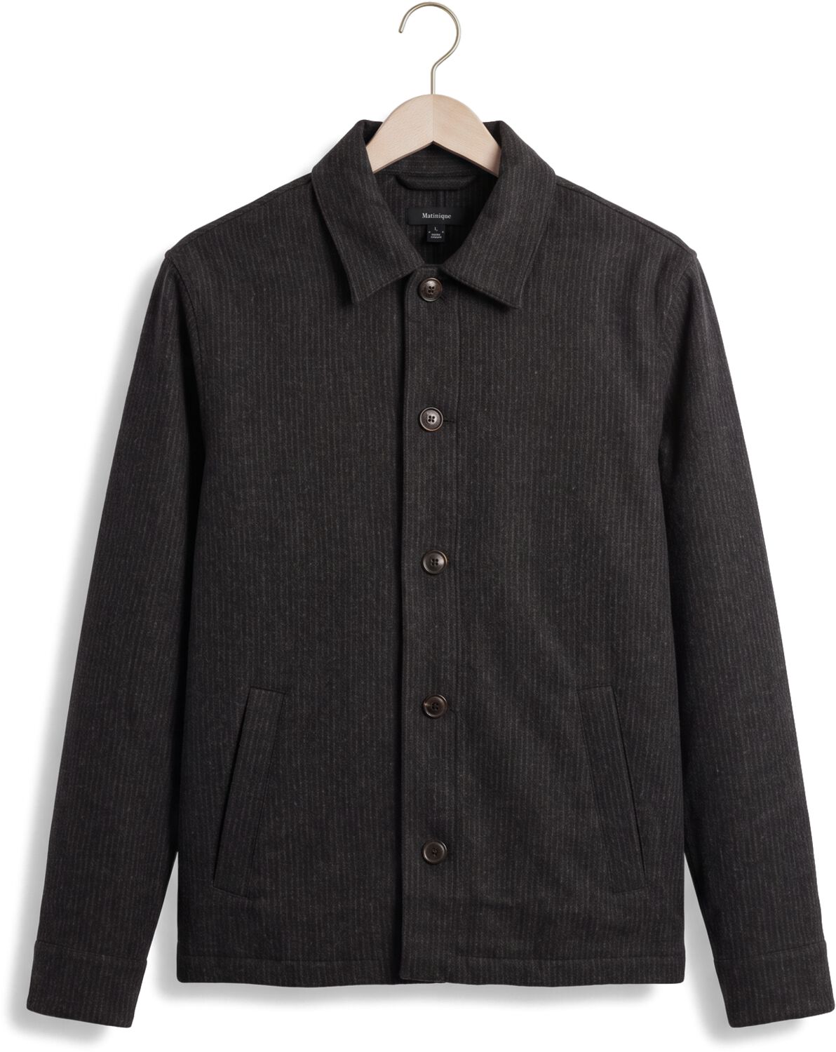 MATINIQUE Heren Overshirts Maorignal Donkergrijs