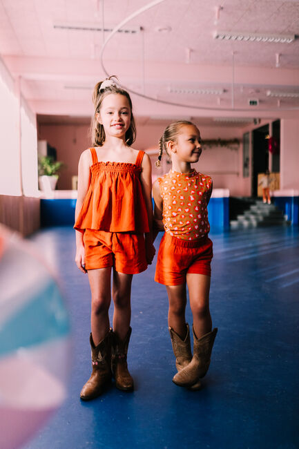 Oranje JACKY SUE Jeans MAE SHORT - large