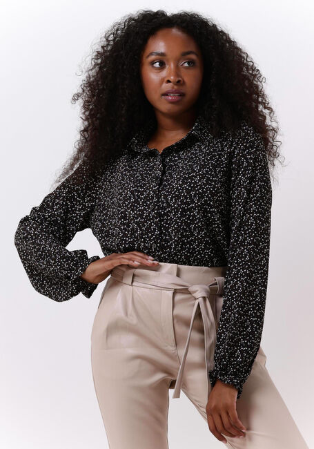 Zwarte MODSTR&Ouml;M Blouses ALEXANDER PRINT SHIRT - large