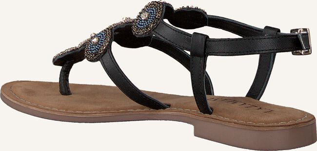 Zwarte LAZAMANI Platte sandalen 75.607 Zwarte LAZAMANI Platte sandalen 75.607 - large