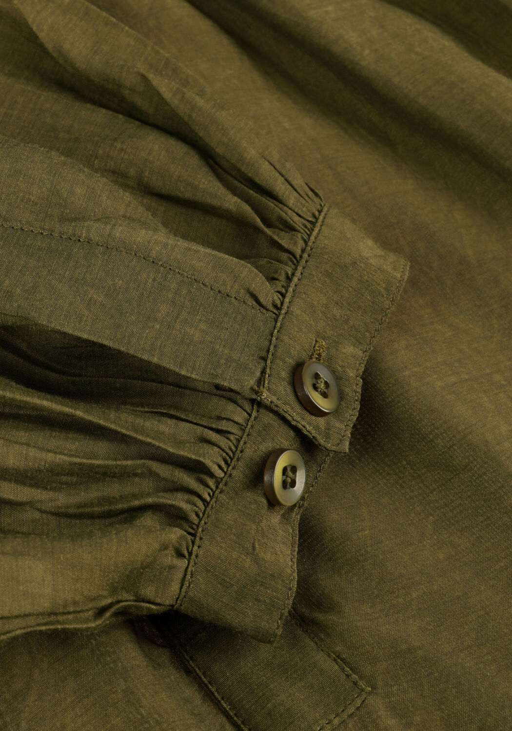 Groene MES DEMOISELLES Maxi jurk FELICIA - large