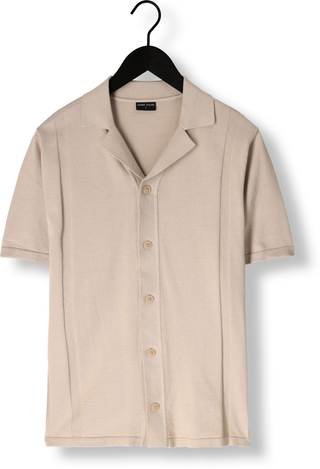 SAINT STEVE Heren Polo's & T-shirts Stefan Beige