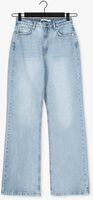 Lichtblauwe NA-KD Straight leg jeans RELAXED FULL LENGTH JEANS