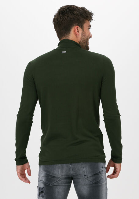 Donkergroene PUREWHITE Coltrui ESSENTIAL KNIT TURTLENECK - large
