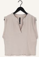 Beige 10DAYS Top V-NECK TOP FLEECE Beige 10DAYS Top V-NECK TOP FLEECE - medium