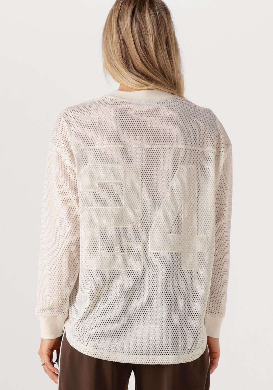 HAUTE L'AMITIÉ Dames Tops & T-shirts Drift Ls Sports Blouse Gebroken Wit