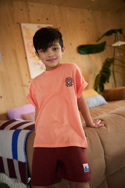 Oranje TUMBLE 'N DRY T-shirt CORAL BAY - large