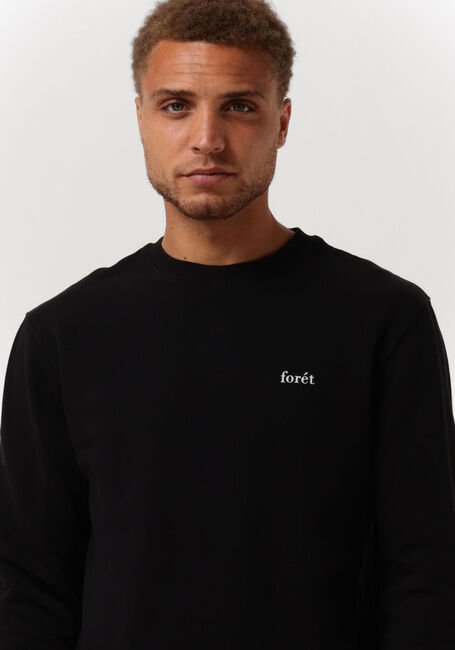 Zwarte FORÉT Trui ASH SWEATSHIRT - large