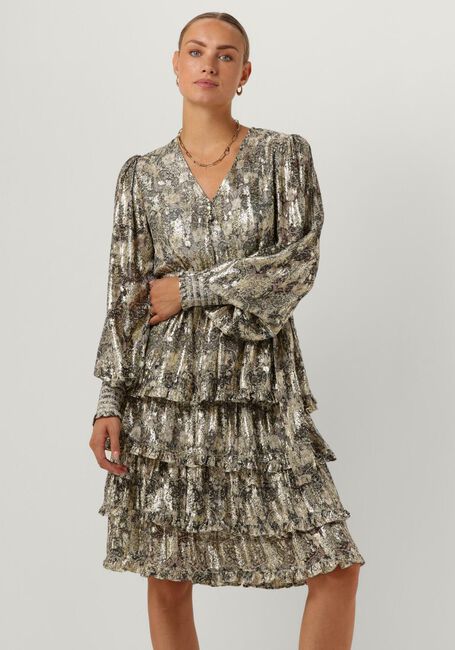 Gouden EST'SEVEN Mini jurk EST'CITY DRESS - large