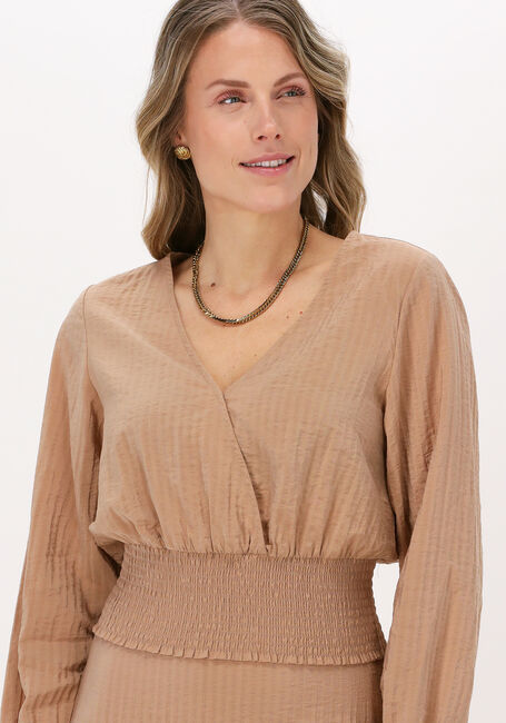 Camel ANOTHER LABEL Blouse FADED SAND - large