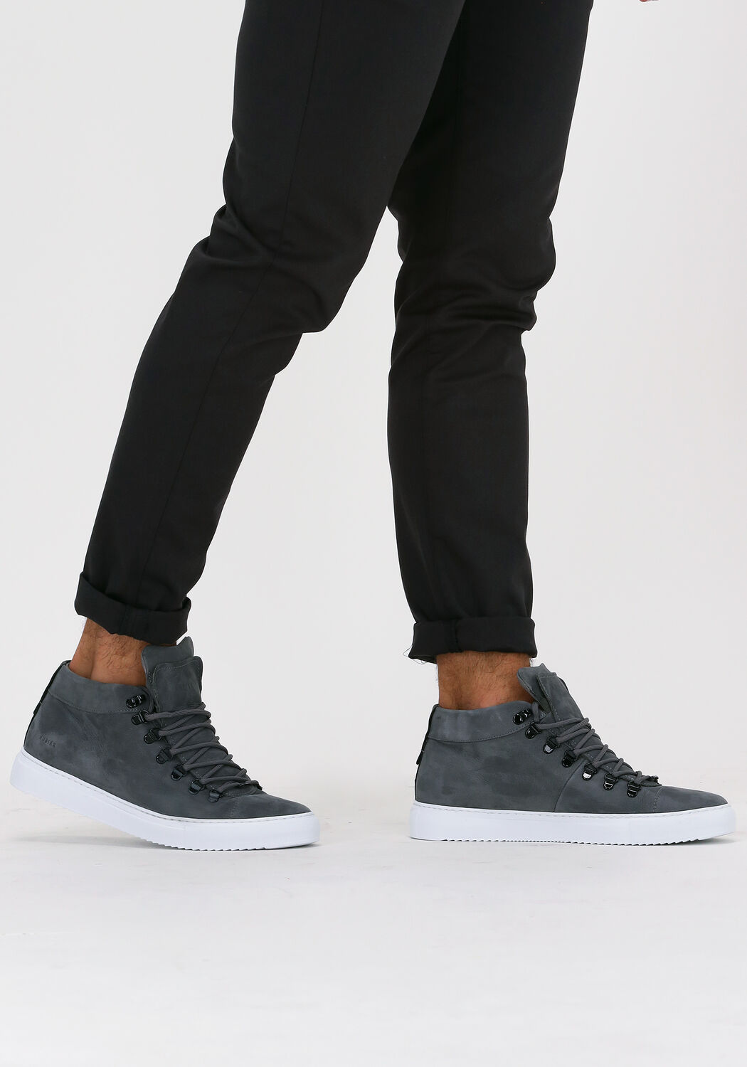 Grijze NUBIKK Hoge sneakers JASE MID - large